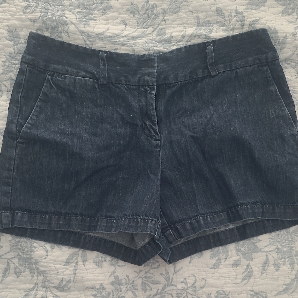 LOFT Blue Jean Shorts Timeless Cutoff Design